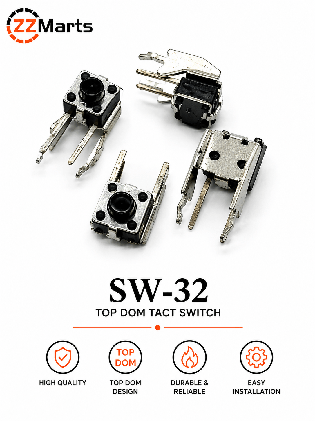 SW-32 Top Dome Tact Switch Touch Button