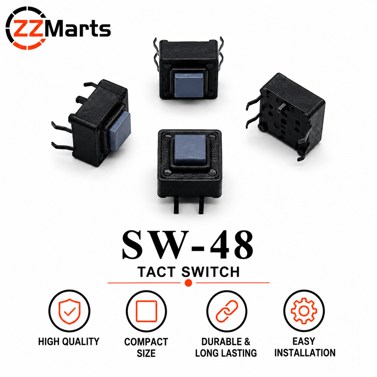 SW-48 Tact Switch Touch Button