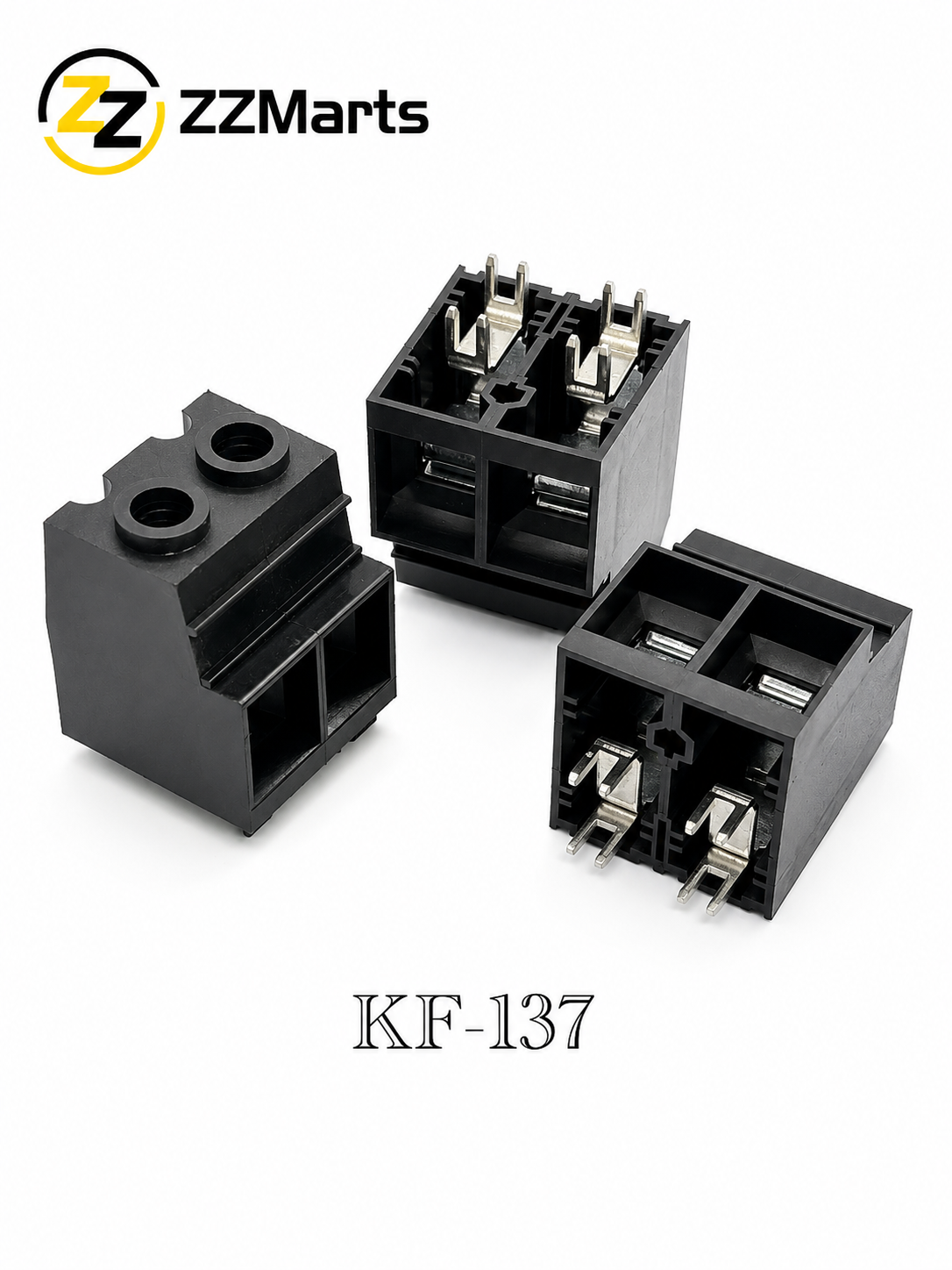KF-137 High-Current Barrier Terminal Block – 2 Pole