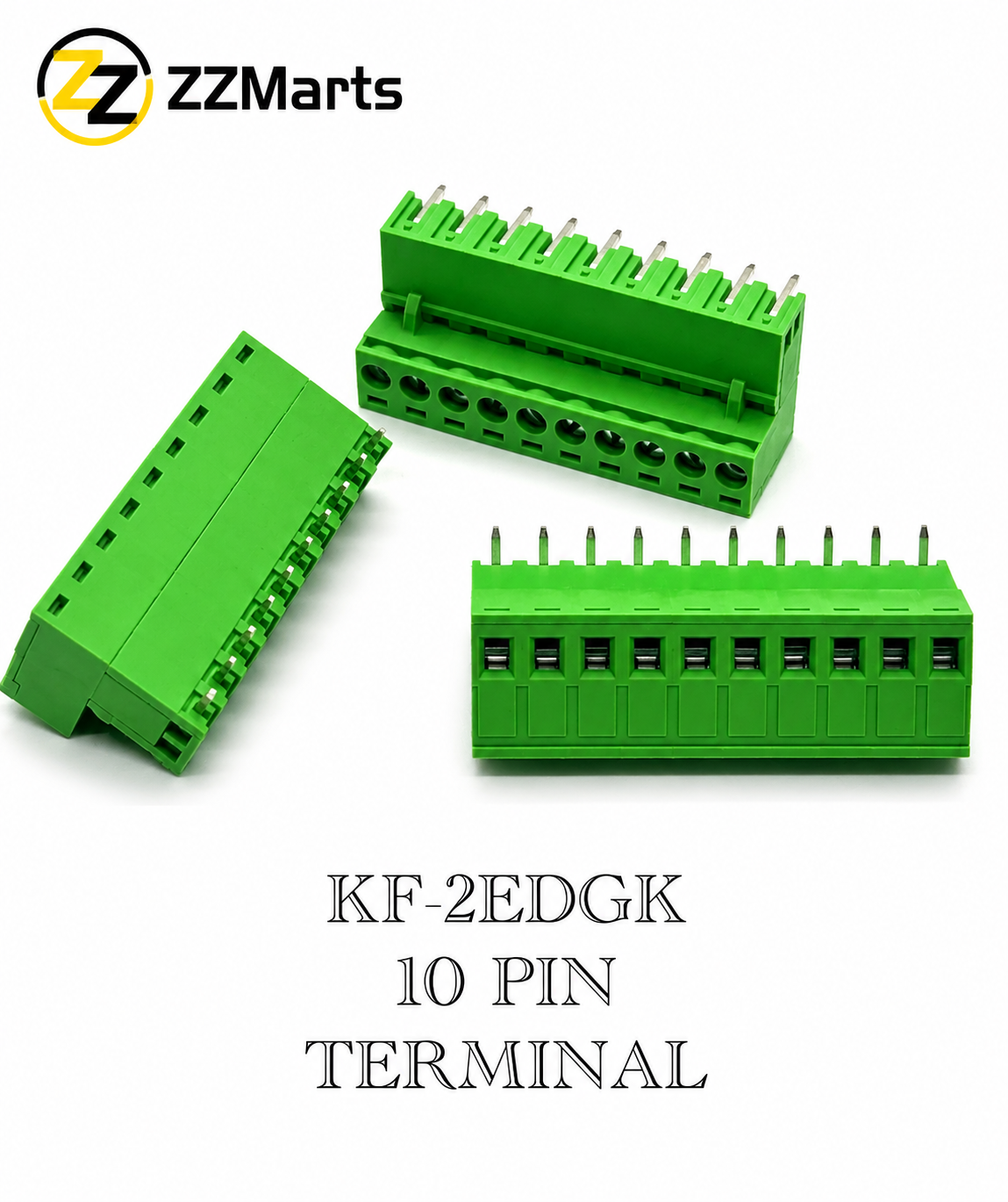 KF-2EDGK Pluggable Terminal Block – Plug + Header (2 to 10 Pin)