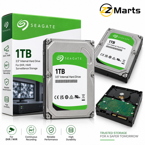 1TB Hard Drive for DVR / NVR / XVR – 3.5" SATA