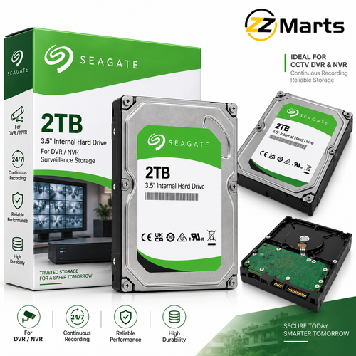 2TB Hard Drive for DVR / NVR / XVR – 3.5″ SATA