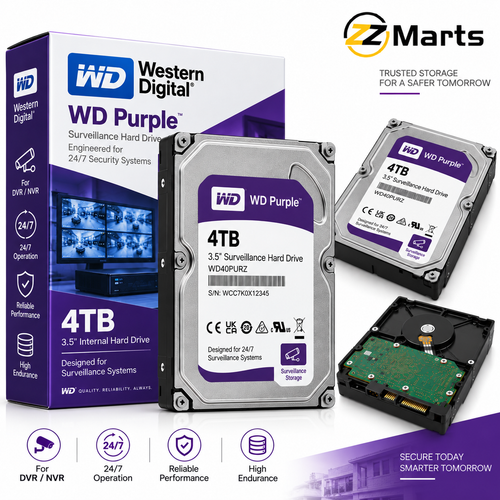 4TB Hard Drive for DVR / NVR / XVR – 3.5″ SATA