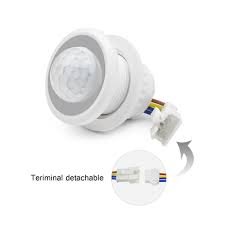 220V PIR Motion Sensor 30mm – Infrared Automatic Light Sensor (30W Load)