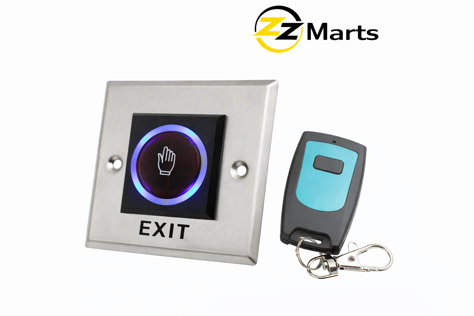 No Touch Exit Button with Remote – Infrared Touchless Door Release Switch High Quality