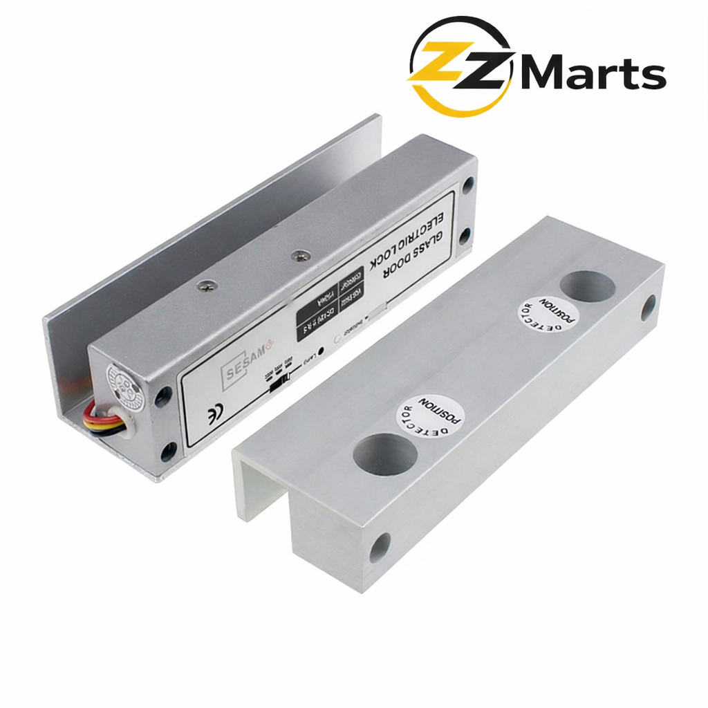 Glass Door Drop Bolt Lock – Electric 12V Frameless Door Lock