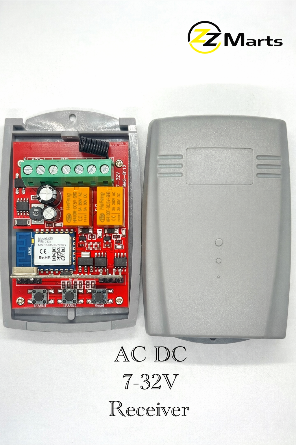 AC/DC Universal WiFi Receiver 7–32V – Tuya Smart App Controlled Module