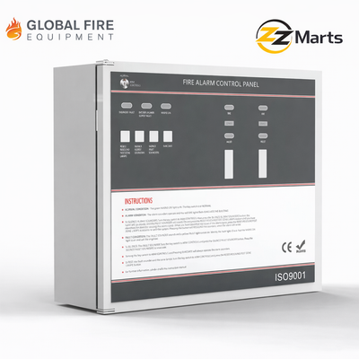 Global 4-Zone Fire Alarm Control Panel – Conventional Fire Detection System