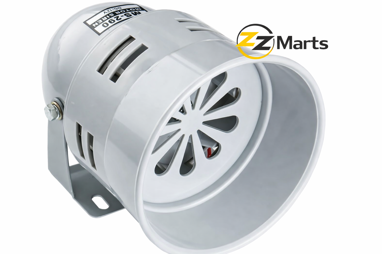 MS-290 Industrial Siren Motor Siren – 220V AC (Plastic & Metal Body Available)