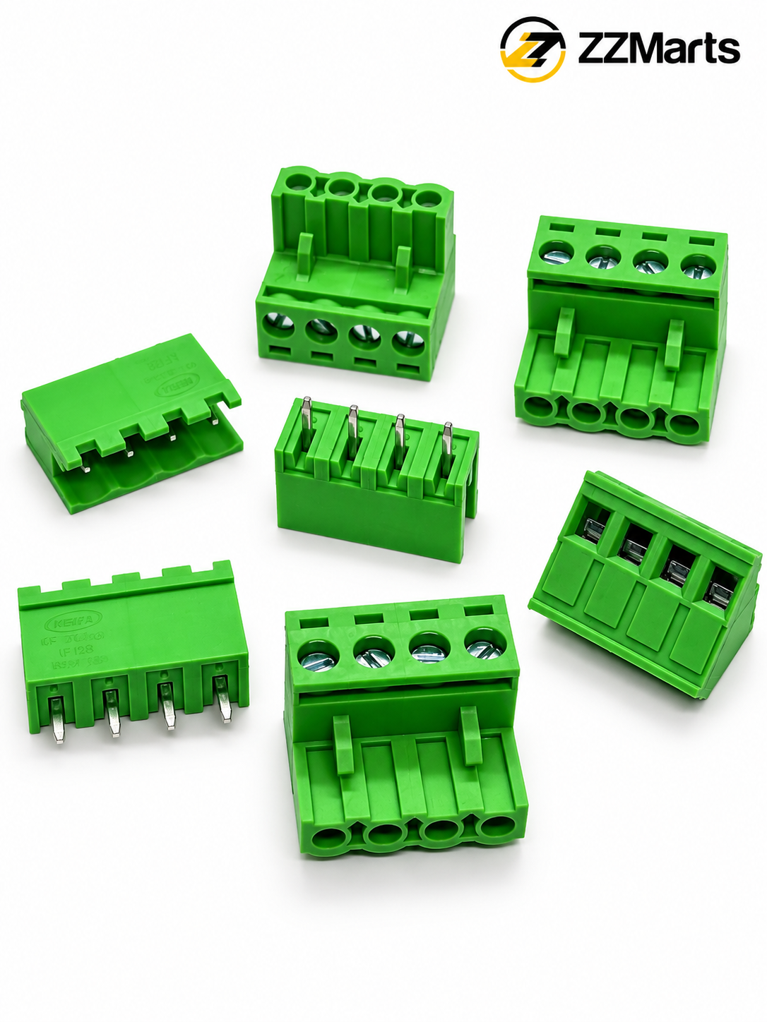 Pluggable Terminal Block Header – Straight Pin, 5.08mm, 2/3/4 Pin (KF-2EDGR)