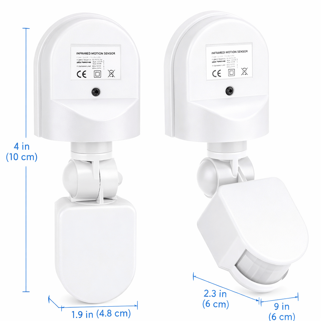 220V Outdoor PIR Motion Sensor – Black & White