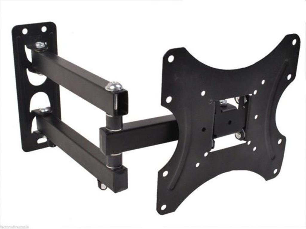 TV Wall Mount 14″–42″ Moveable – Adjustable Swivel Bracket