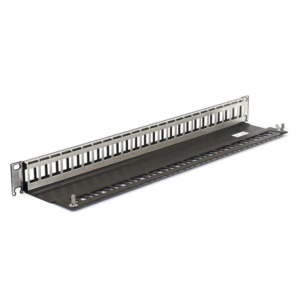 Corning 24-Port Cat6 Patch Panel – 1U Rack Mount