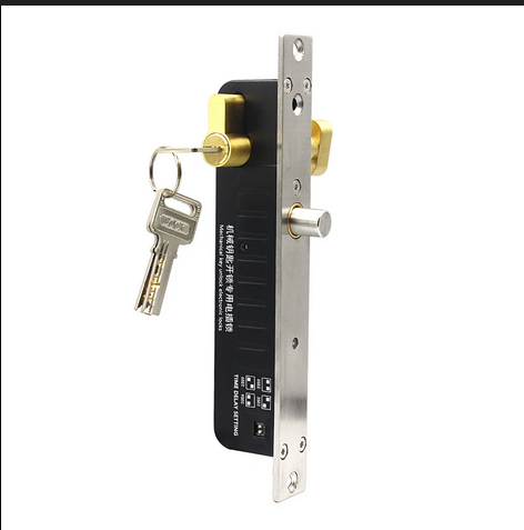 Drop Bolt Lock with Key Cylinder – 12V Electric Lock with Manual Override
