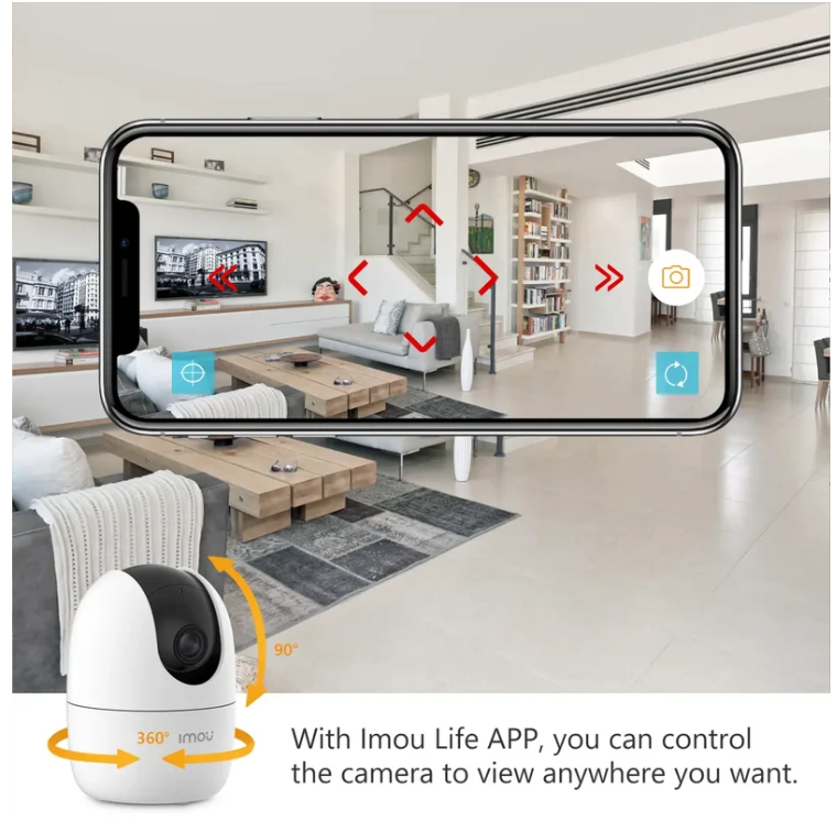 Imou Ranger 2 1080P Indoor Pan-Tilt Camera – 2MP WiFi, AI Detection, Two-Way Audio