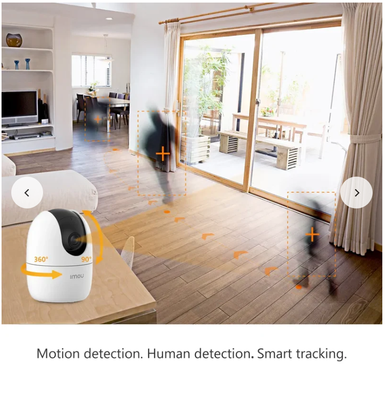 Imou Ranger 2 2K Indoor Pan-Tilt Camera – 3MP WiFi, AI Detection, Two-Way Audio