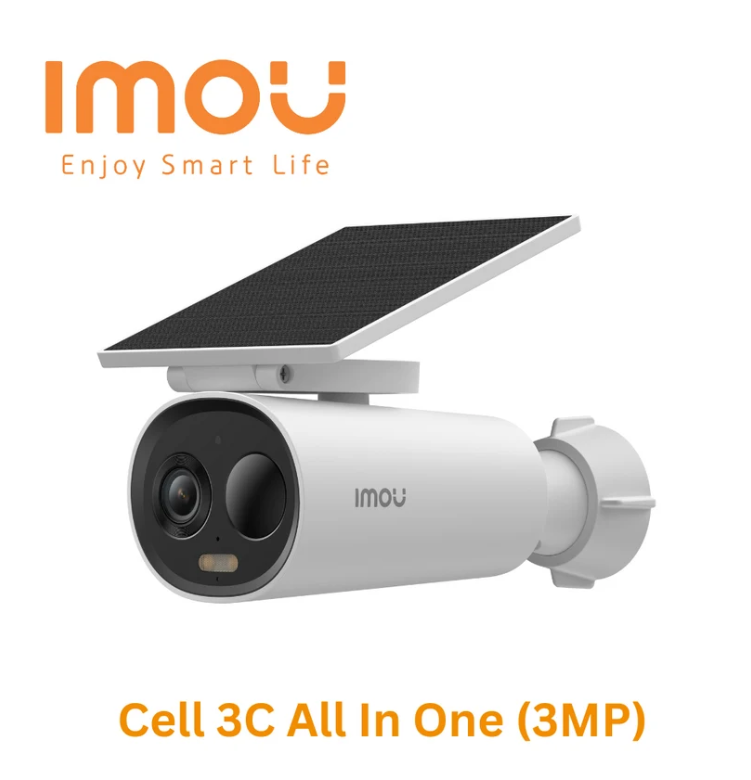 Imou Cell 3C 2K Solar Battery Camera – 3MP WiFi, Wire-Free, AI Detection