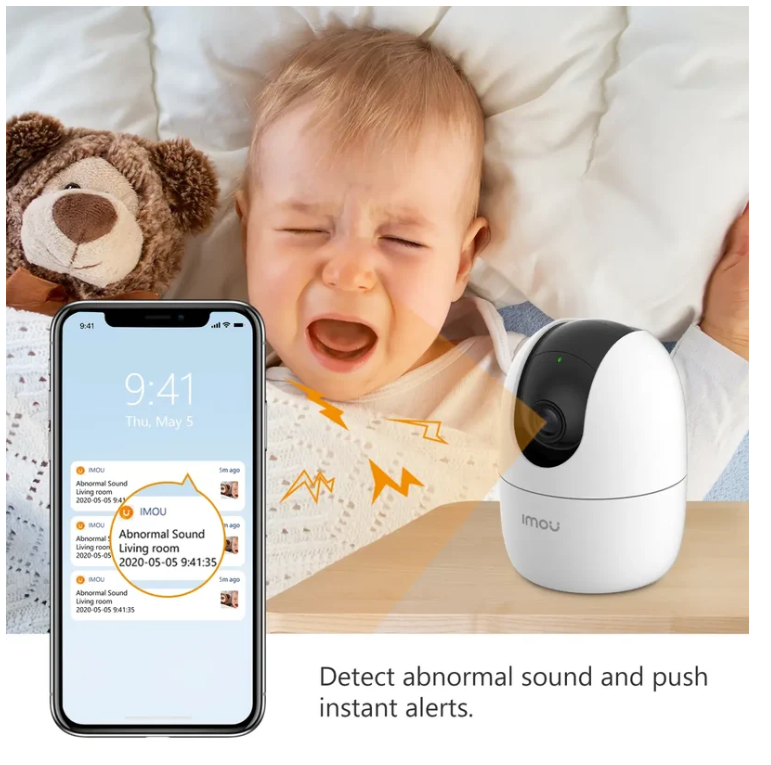 Imou Ranger 2 3K Indoor Pan-Tilt Camera – 5MP WiFi, AI Detection, Two-Way Audio