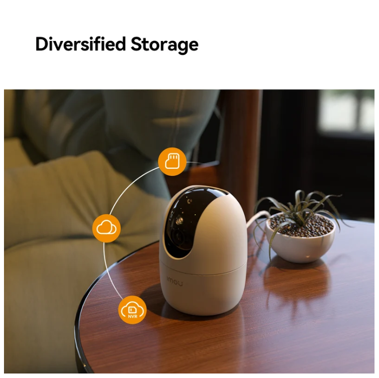 Imou Ranger 2 Pro 2K Indoor Pan-Tilt Camera – 3MP WiFi, AI Detection, Two-Way Audio