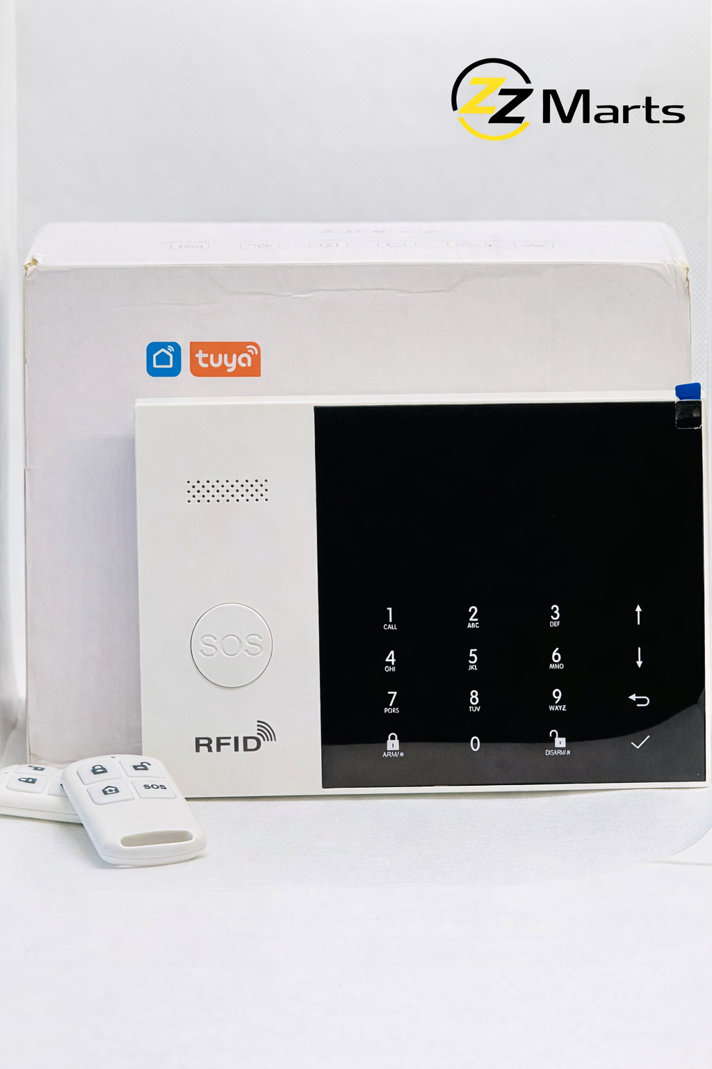 Smart WiFi + GSM Home Security Alarm System with Touch Keypad & RFID