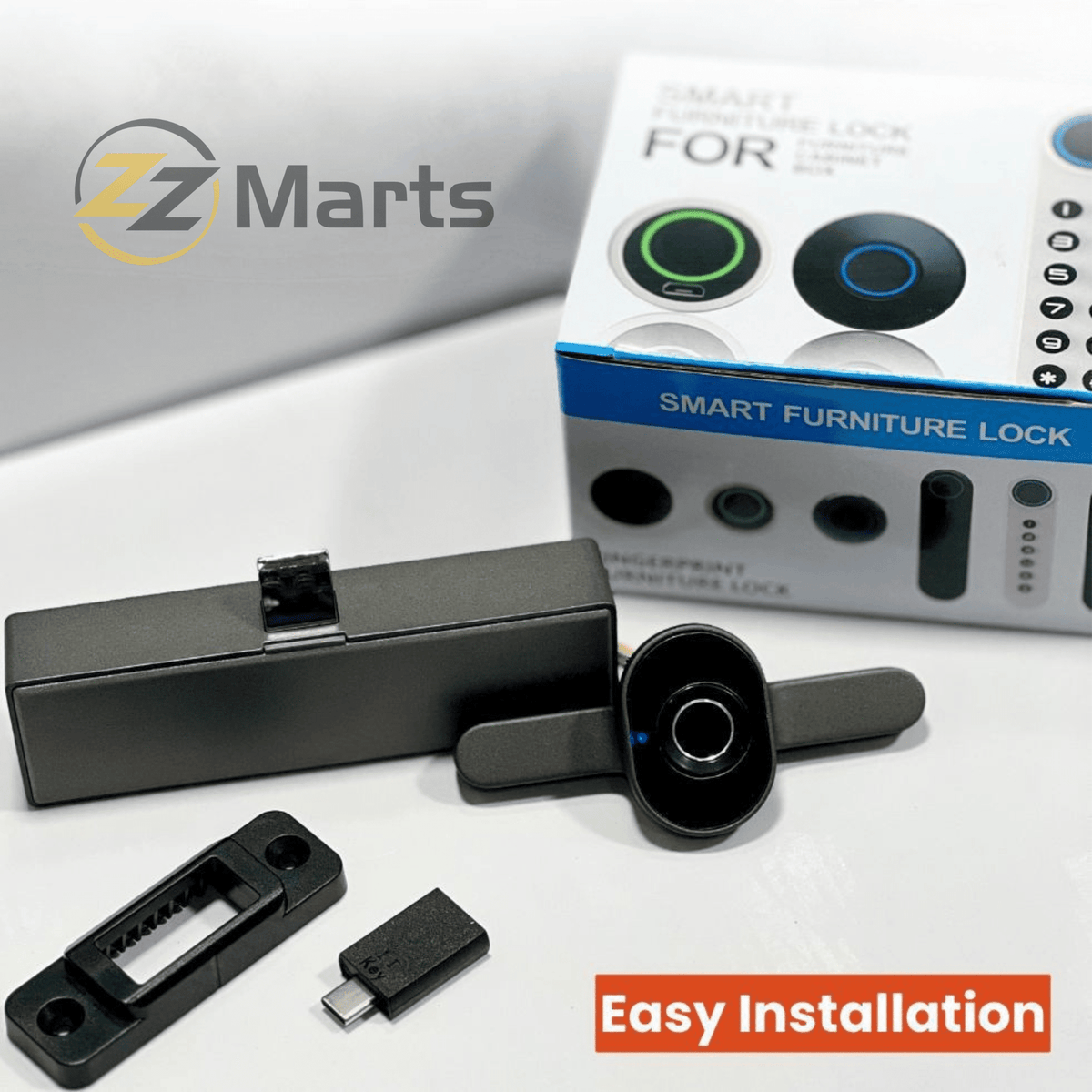 F118(S) Fingerprint Cabinet Lock – Smart Biometric Drawer & Cabinet Lock