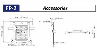 NB DA2 / FP2 Laptop Plate – Universal Laptop Tray for Monitor Arms