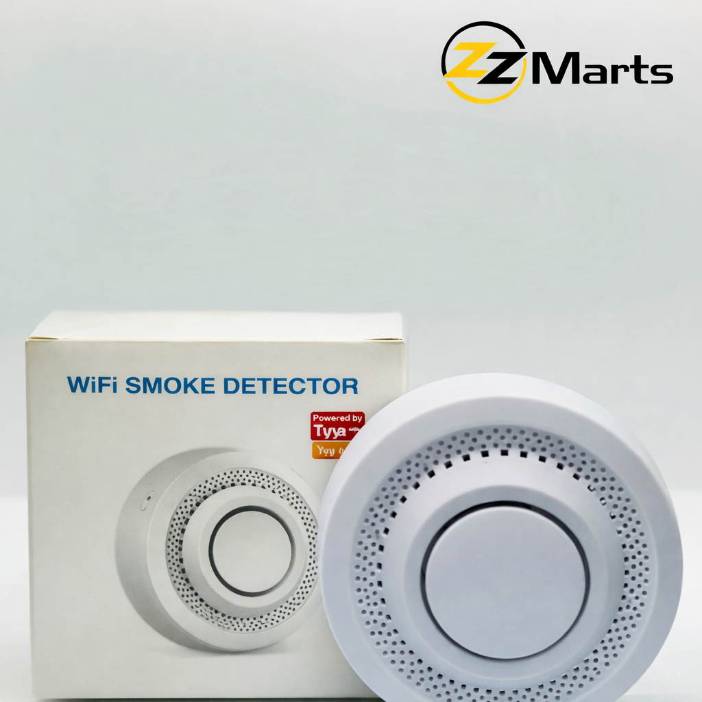 Smart WiFi Smoke Detector – Tuya App Enabled Fire Alarm