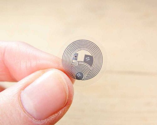 NTAG213 NFC wet inlay tag 15 mm, pack of 6