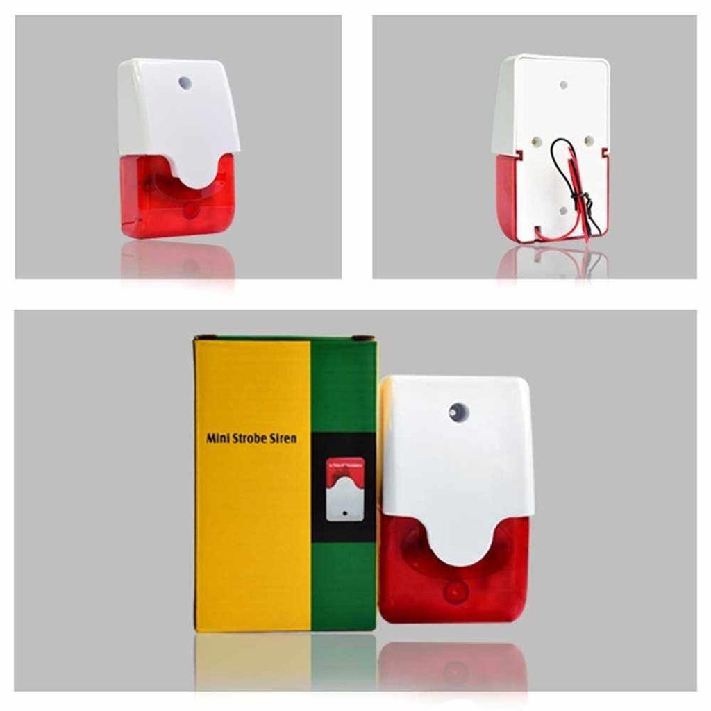 103 Alarm Siren – Blue & Red Flashing Security Siren