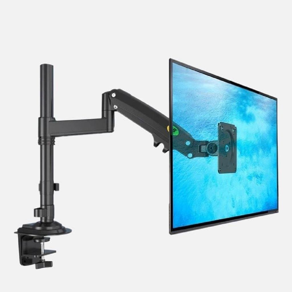 NB H100 Gas Spring Monitor Arm – Heavy Duty Desk Mount 17''-30''