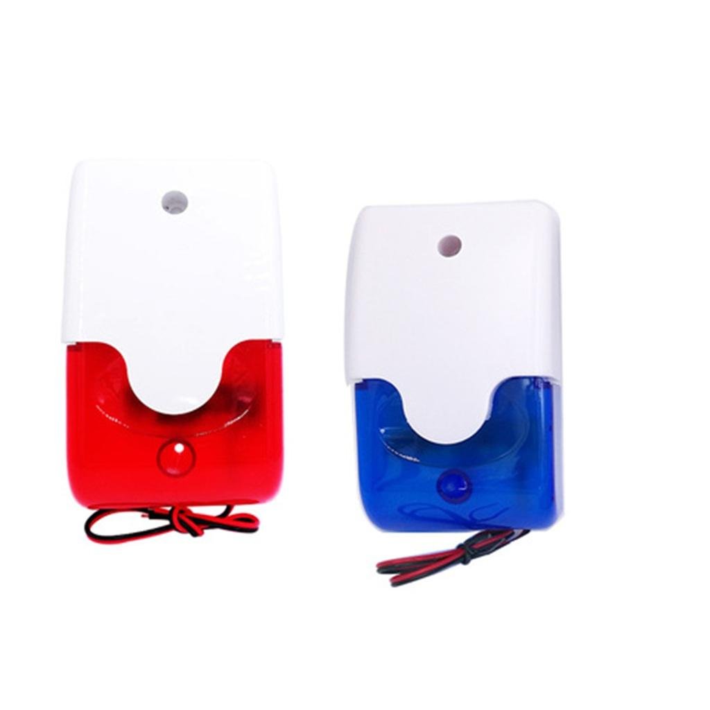103 Alarm Siren – Blue & Red Flashing Security Siren
