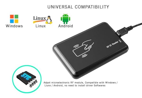 Office Plug and Play USB RFID Card Reader for Attendance and Access Control - Image 6