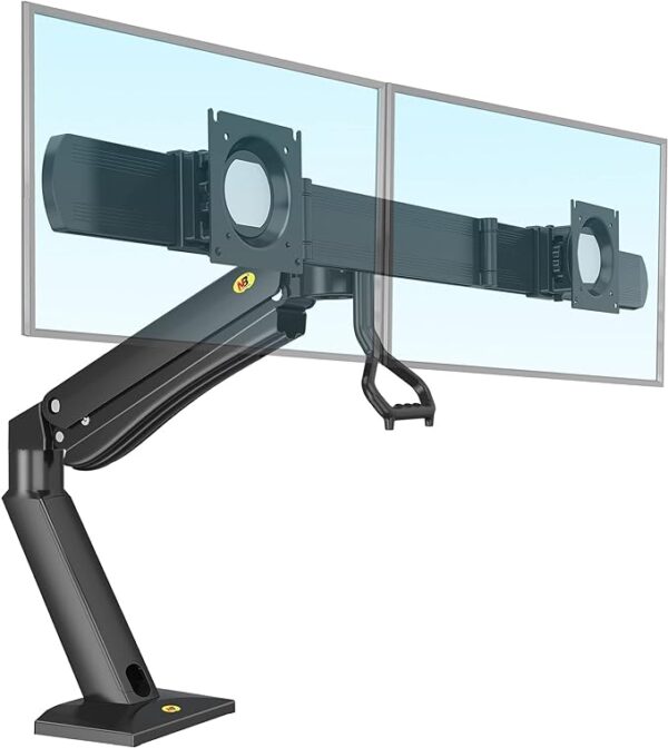 NB North Bayou Dual Monitor Arm, Adjustable Monitor Desk Mount  for 24"-32"