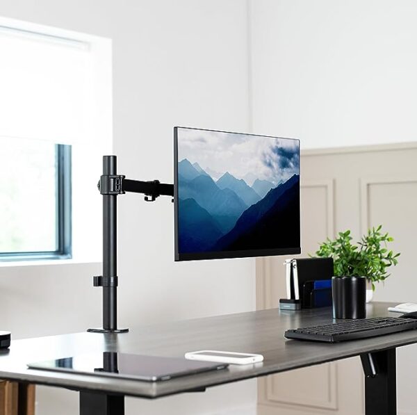 Single Arm LCD Monitor Table Mount Table Clip