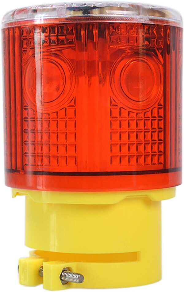 Solar Strobe Warning Light Flashing Lamp