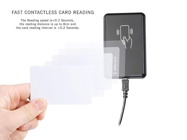 Office Plug and Play USB RFID Card Reader for Attendance and Access Control - Image 2