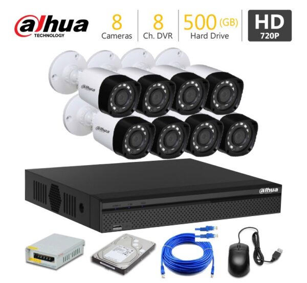 Complete Set of 8 Cameras Budget Offer