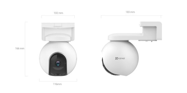 EZVIZ EB8 4G 3MP/2K Wire-Free Pan & Tilt 4G/LTE - Image 2