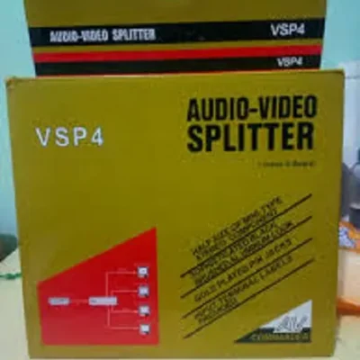 4-Port Audio Video Splitter VSP4 (Imported)