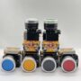 22mm Industrial Push Button Switch – Push & ON/OFF Variants Available Variants 🔘 Push Type (Momentary) Works only while pressed – returns to OFF when released. 🔄 ON/OFF Type (Latching) Press once to turn ON, press again to turn OFF. 6 Key Features Industrial-Grade Push Button: Designed for control panels and machinery. Two Operation Modes Available: Push (momentary) & ON/OFF (latching). Standard 22mm Mount Size: Fits most industrial control panels. NC & NO Contact Support: Flexible wiring for different applications. Durable Metal & ABS Construction: Long life and reliable performance. Multiple Color Options: Red, Green, Blue, Yellow, Grey (as shown). Long SEO Product Description The 22mm Industrial Push Button Switch is a high-quality control panel switch designed for industrial, commercial, and automation applications. It is available in two operating variants to suit different requirements: Push (Momentary) and ON/OFF (Latching).