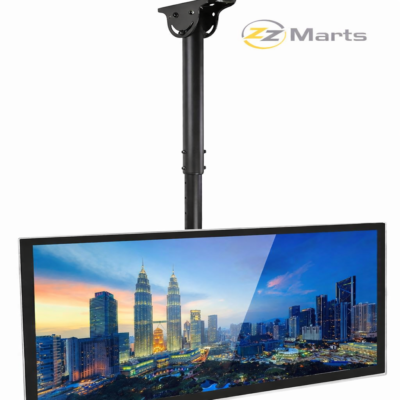 Ceiling Mount TV Stand 32″–75″ – Extra Heavy Duty Hanging Mount