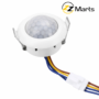 220v pir sensor 38mm, pir sensor 38mm 30w, low watt pir motion sensor, panel mount pir sensor, infrared motion sensor 38mm, automatic light sensor low power