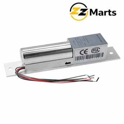 5 Wire Electric Bolt Lock – 12V NO/NC Door Lock with Status Output