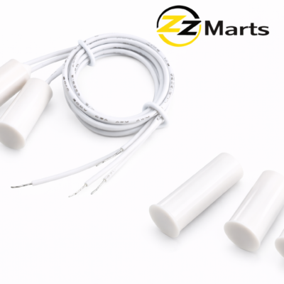 DH-33 Recessed Wired Door Contact – NC Magnetic Reed Switch Sensor