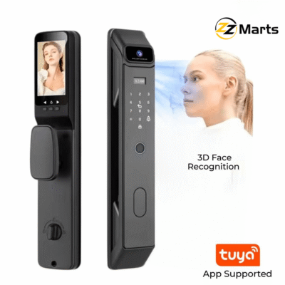 Smart Facial Recognition Door Lock with Camera & Indoor Display