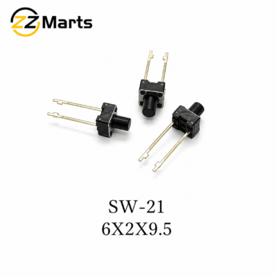 Extra Long Plunger Tactile Switch 6×2×9.5mm (SW-21) – High Reach Push Button