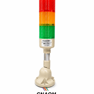 Industrial Signal Tower Light (CNAOM AOM53-3T/W-J – 12-24V)
