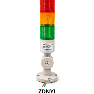 Industrial Signal Tower Light (ZDNYI DH45-3T/W – 12V DC)