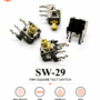 Key Features • Premium Quality 7MM Square Tact Switch • Square Actuator Design for Precise Operation • Responsive Tactile Feedback • Durable Metal Reinforced Construction • Reliable Momentary Switching Action • Compact PCB Mount Design • Stable Electrical Performance • Long Mechanical Life Cycle • Easy Installation and Soldering • Suitable for Consumer and Industrial Electronics