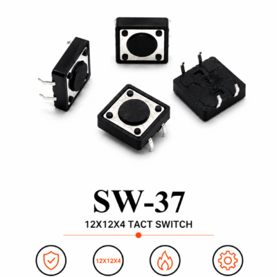 SW-37 Tact Switch (12×12×4mm) Touch Button